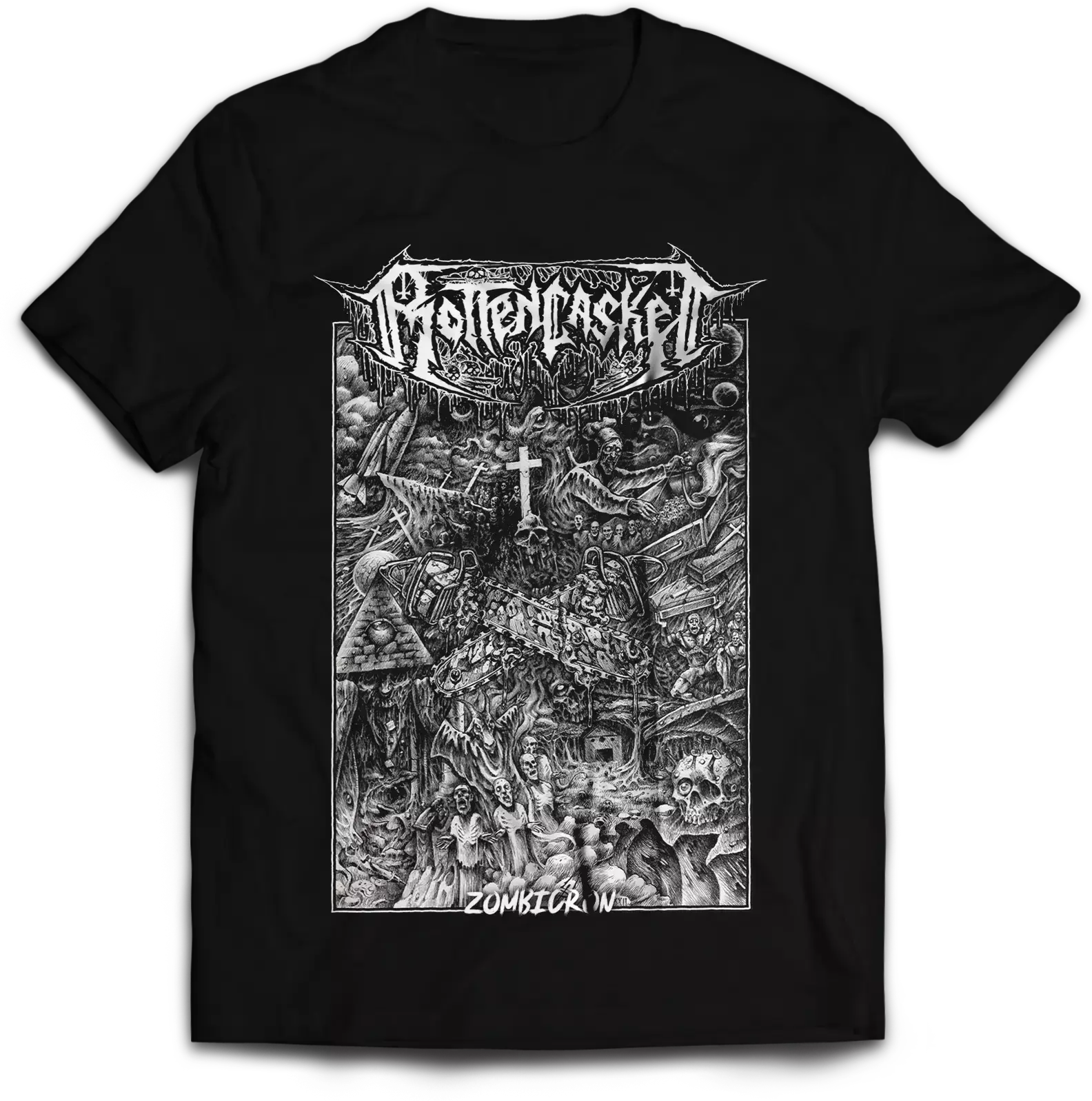 Rotten Casket · Zombicron Cover | T-SHIRT