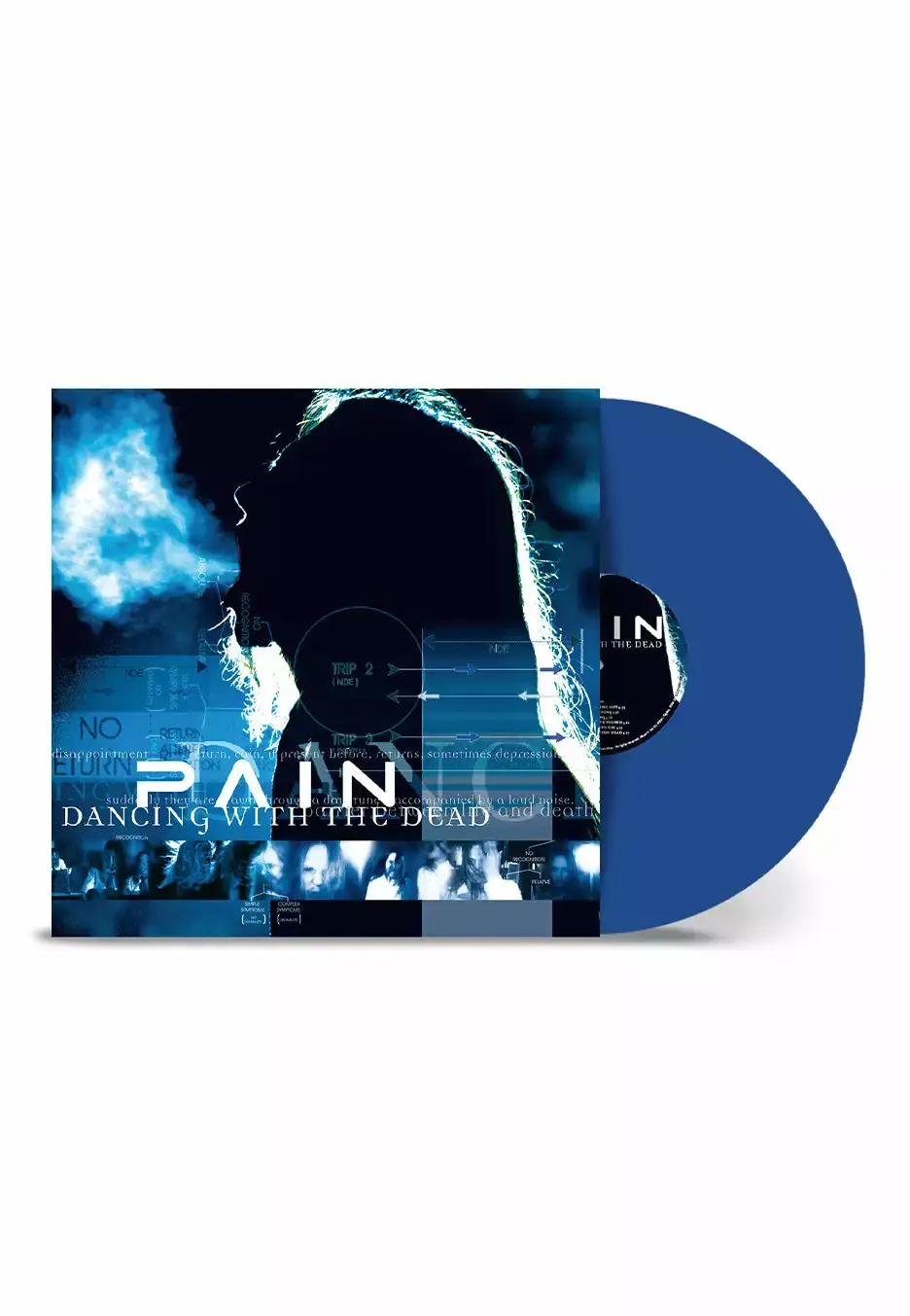 PAIN · Dancing With The Dead | BLUE LP (Alternative Metal Vinyl)