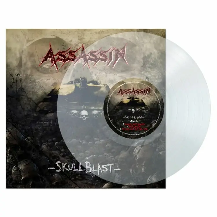 ASSASSIN · Skullblast EP | CLEAR LP ASSASSIN · Skullblast EP | CLEAR LP (Thrash Metal Vinyl)