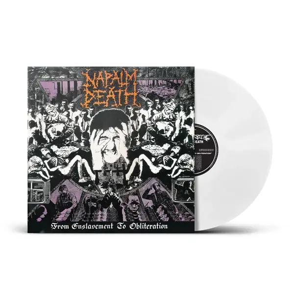 NAPALM DEATH - From Enslavement To Obliteration · WHITE LP (Grindcore/Death Metal Vinyl)
