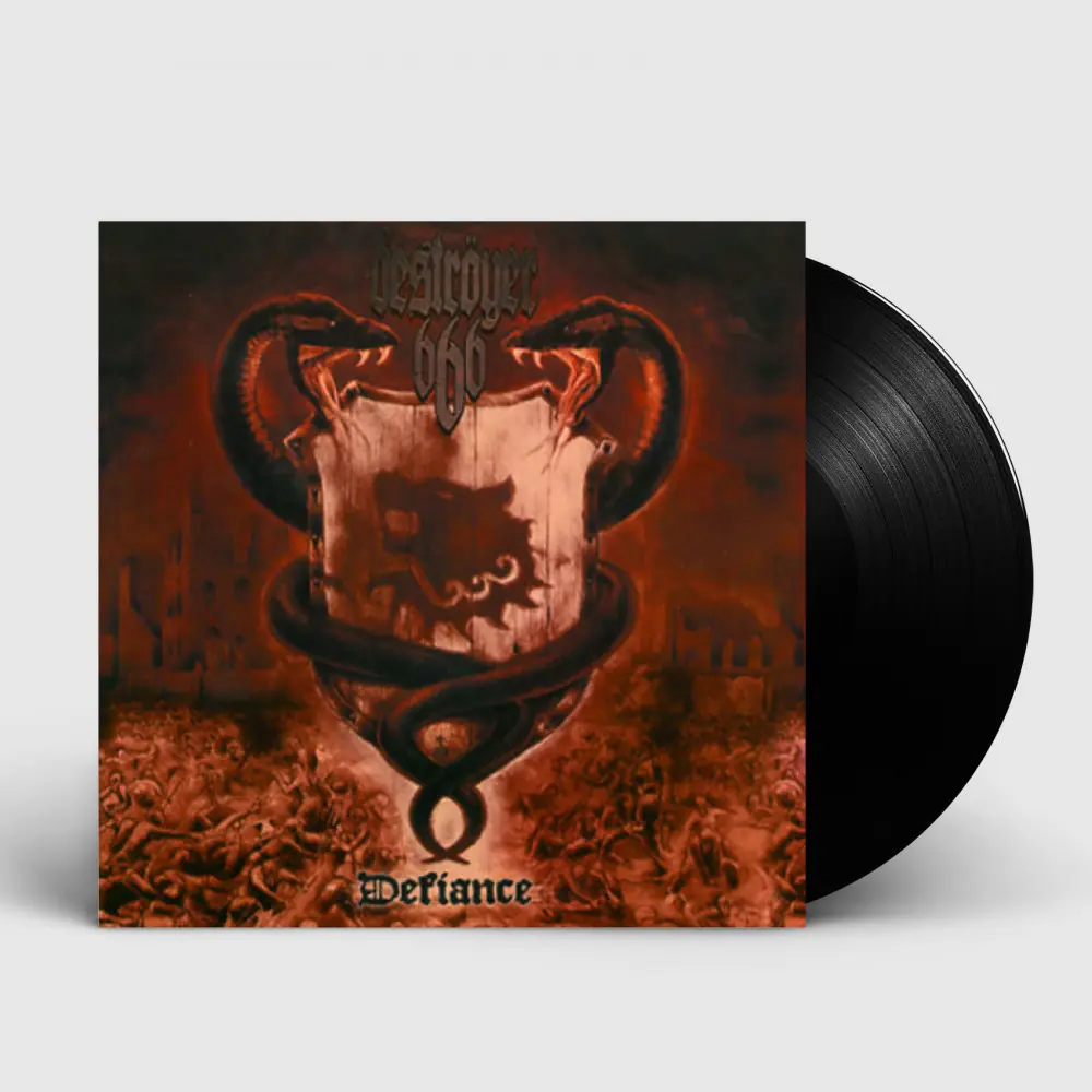 DESTRÖYER 666 · Defiance | BLACK LP DESTRÖYER 666 · Defiance | BLACK LP (Black Metal Vinyl)