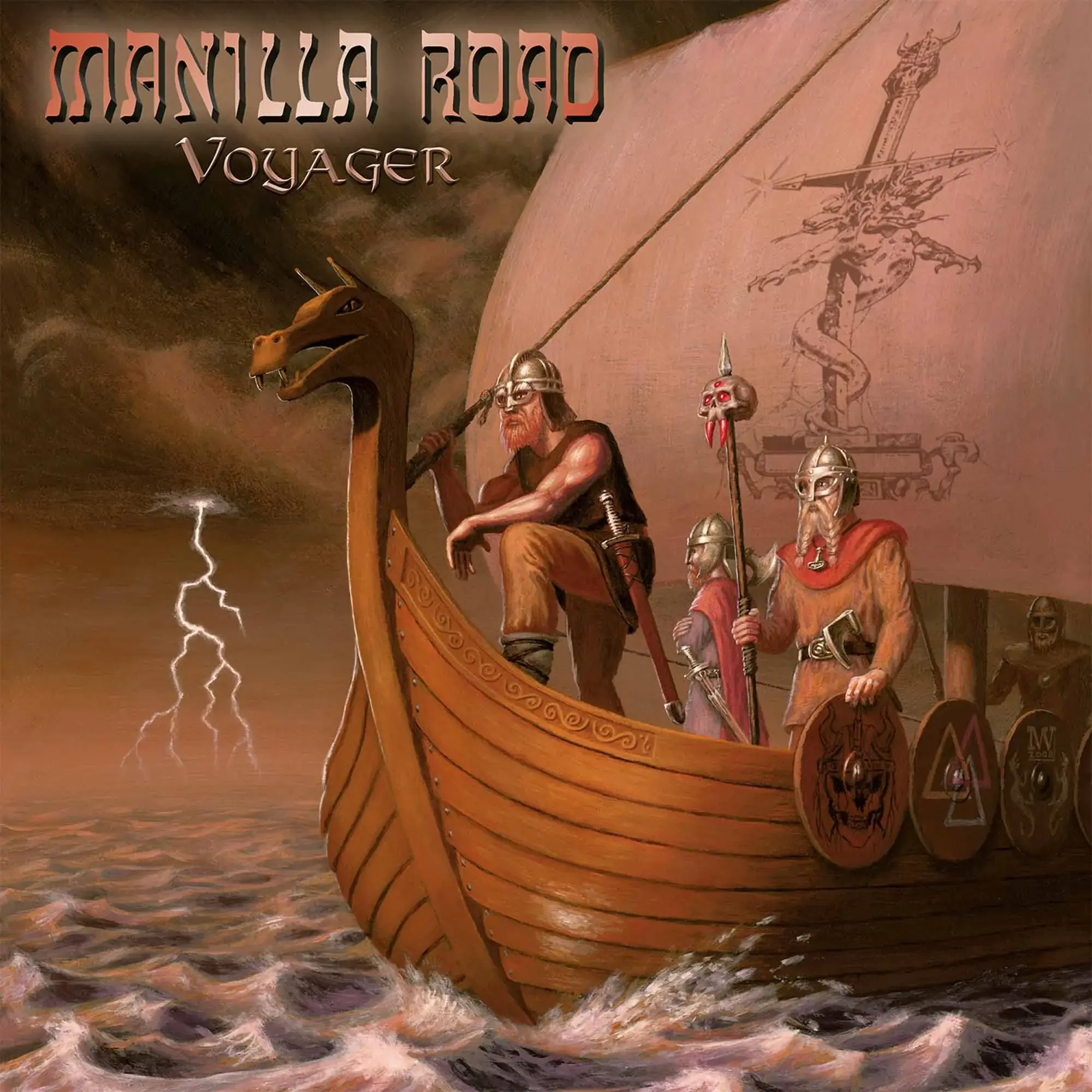 MANILLA ROAD · Voyager [SILVER LP+10"] | DLP (Heavy Metal Vinyl) · Picture 1