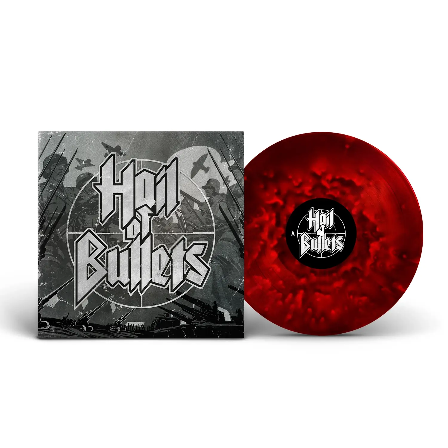 HAIL OF BULLETS · Hail Of Bullets | RED SPLATTER LP HAIL OF BULLETS · Hail Of Bullets | RED SPLATTER LP (Death Metal Vinyl)