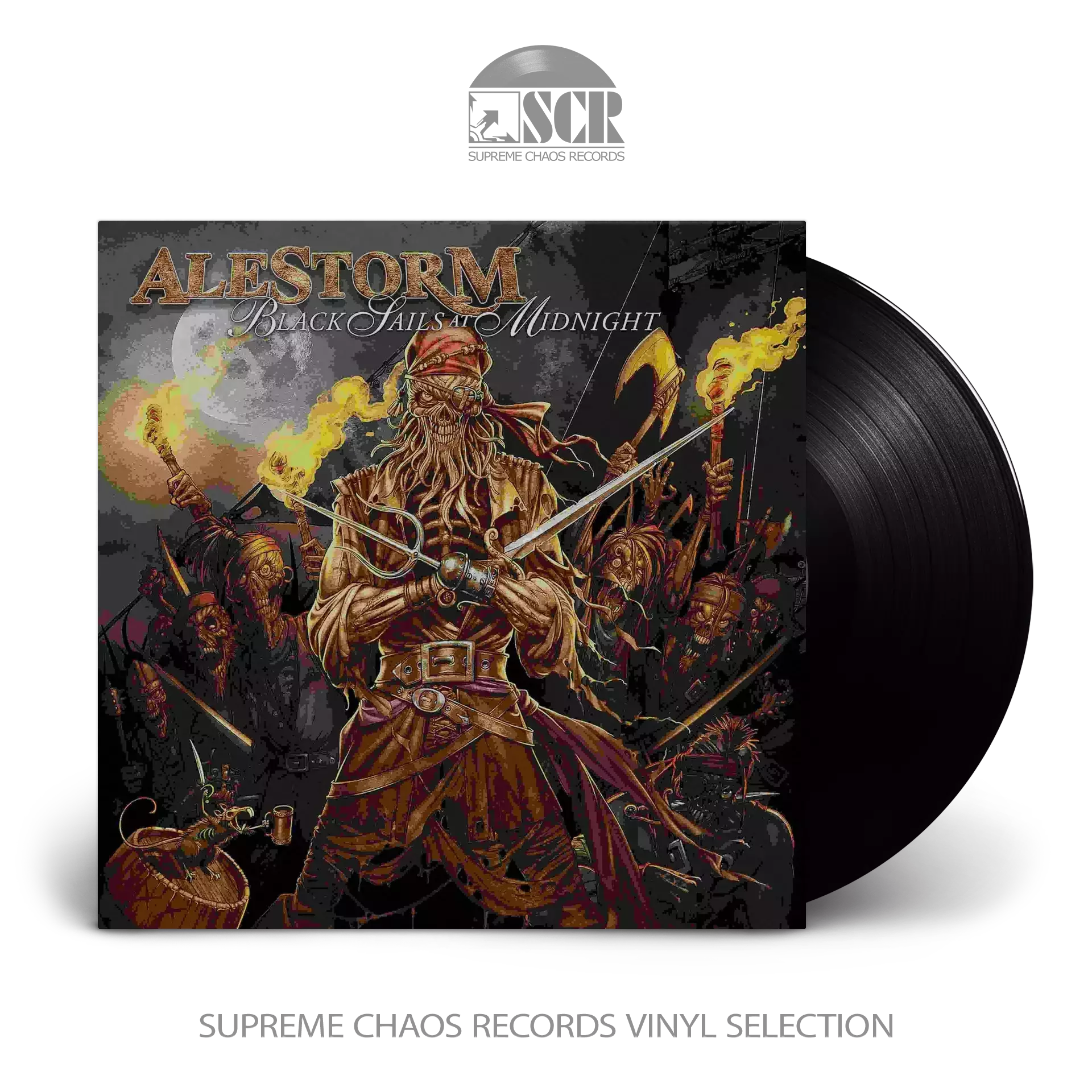 ALESTORM - Black Sails At Midnight · BLACK LP ALESTORM - Black Sails At Midnight · BLACK LP (Pirate Metal Vinyl)