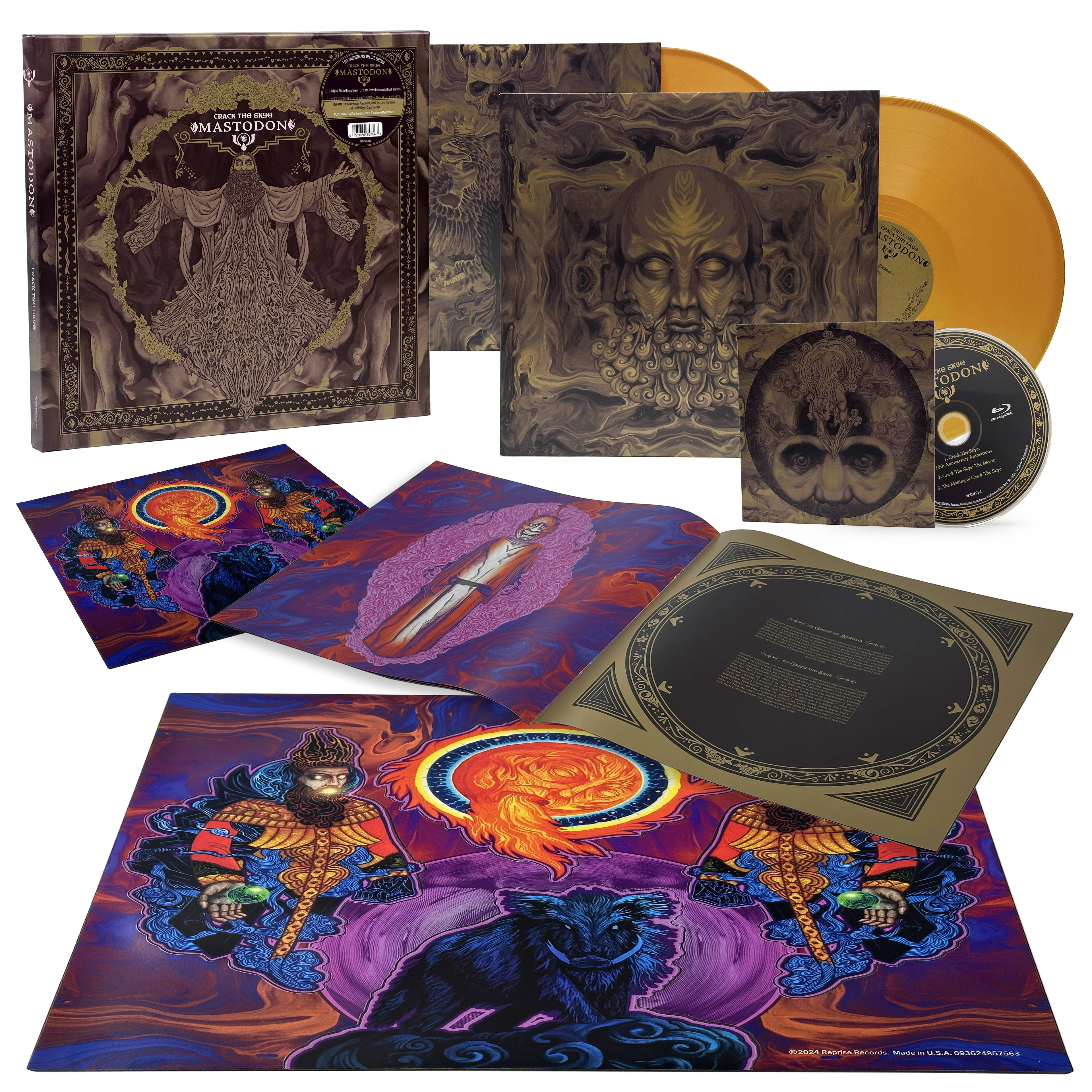 MASTODON · Crack The Skye (15th Anniversary Edition) | GOLD DLP+BLU-RAY BOXSET MASTODON · Crack The Skye (15th Anniversary Edition) | GOLD DLP+BLU-RAY BOXSET (Progressive Metal Vinyl)