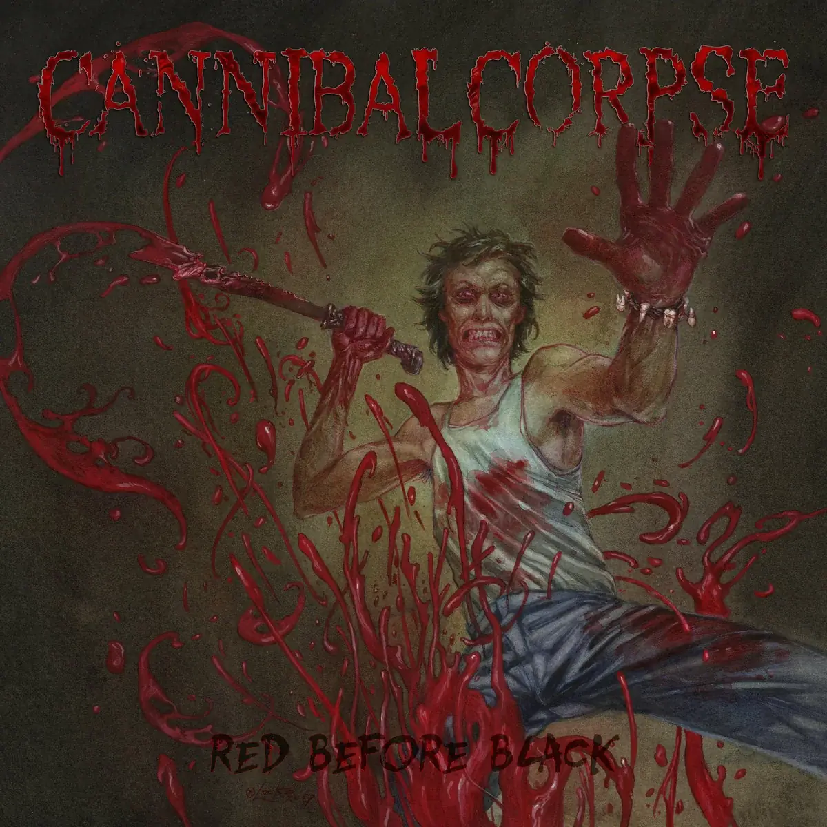 CANNIBAL CORPSE · Red Before Black | BLACK LP (Death Metal Vinyl) · Picture 1