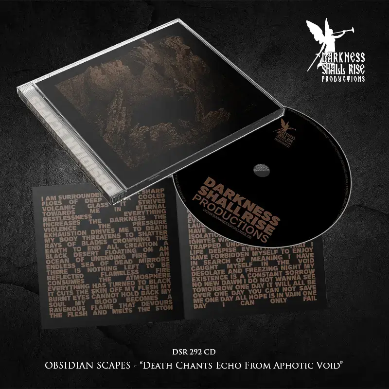 OBSIDIAN SCAPES · Death Chants Echo From Aphotic Void | CD · Picture 2 OBSIDIAN SCAPES · Death Chants Echo From Aphotic Void | CD (Doom Metal CDs) · Picture 2