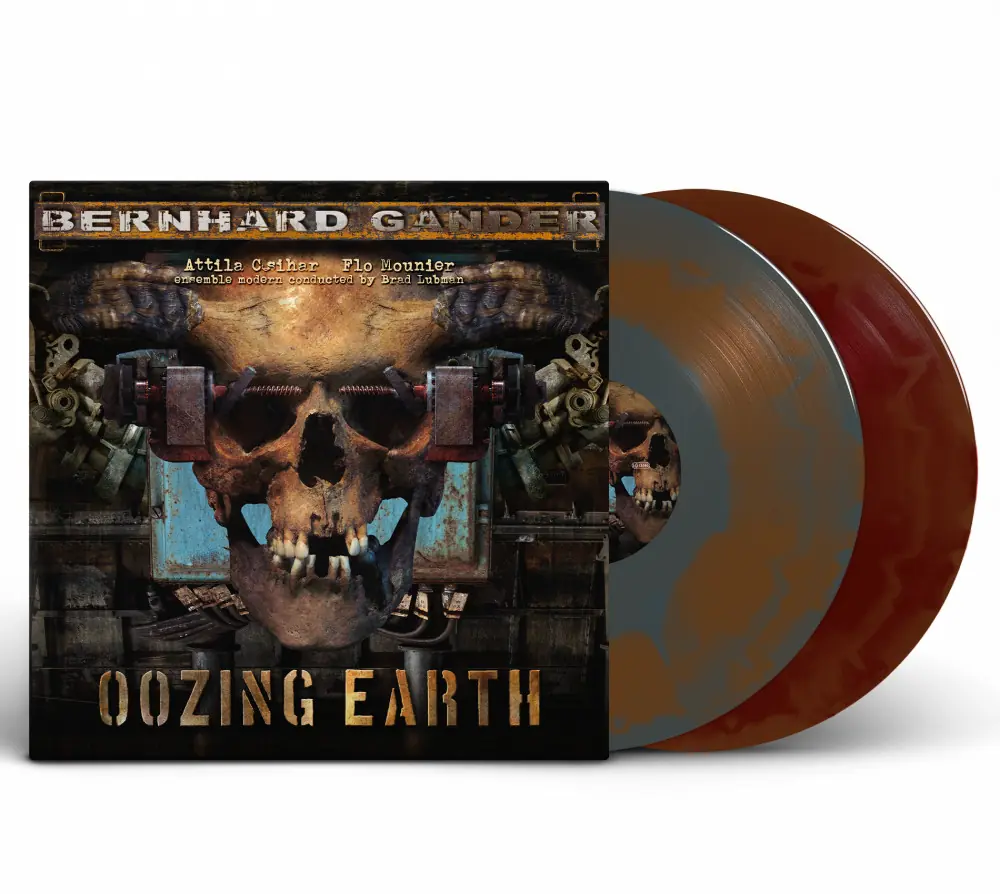 BERNHARD GANDER - Oozing Earth · SEA BLUE/BROWN/OXBLOOD DLP