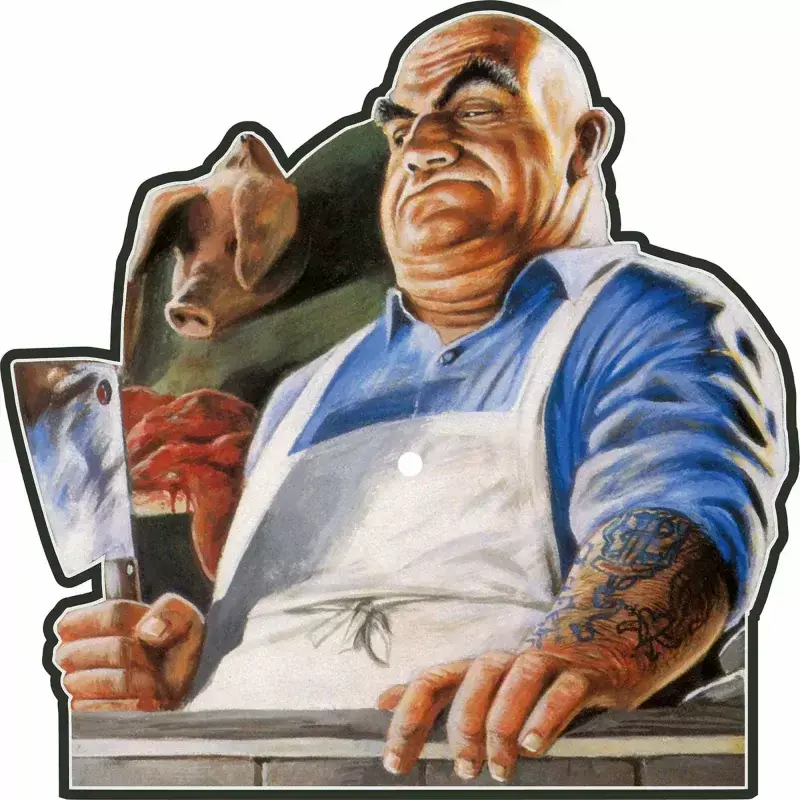 DESTRUCTION · Mad Butcher / Reject Emotions | SHAPE PICTURE LP DESTRUCTION · Mad Butcher / Reject Emotions | SHAPE PICTURE LP (Thrash Metal Vinyl)