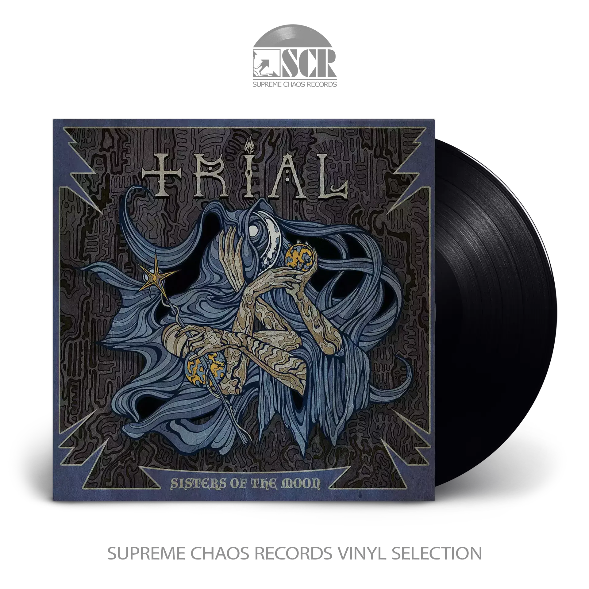 TRIAL - Sisters Of The Moon · BLACK 7" EP (Heavy Metal Vinyl)