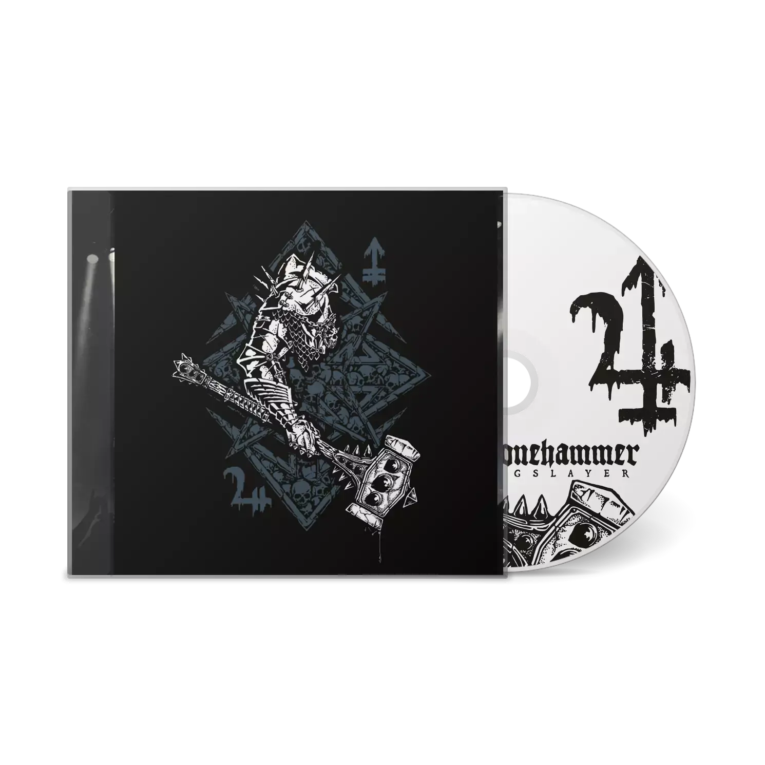 THRONEHAMMER - Kingslayer · HAMMER & SIGIL JEWELCASE CD THRONEHAMMER - Kingslayer · HAMMER & SIGIL JEWELCASE CD (Doom Metal/Epic Metal/Death Metal CDs)