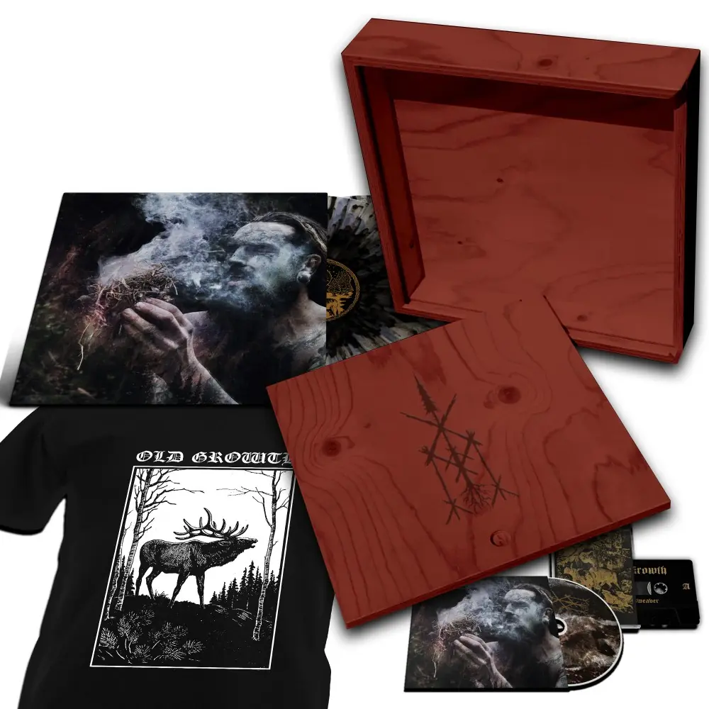 OLD GROWTH - Mossweaver [WOODEN BOX] · BOXLP (Black Metal Vinyl)