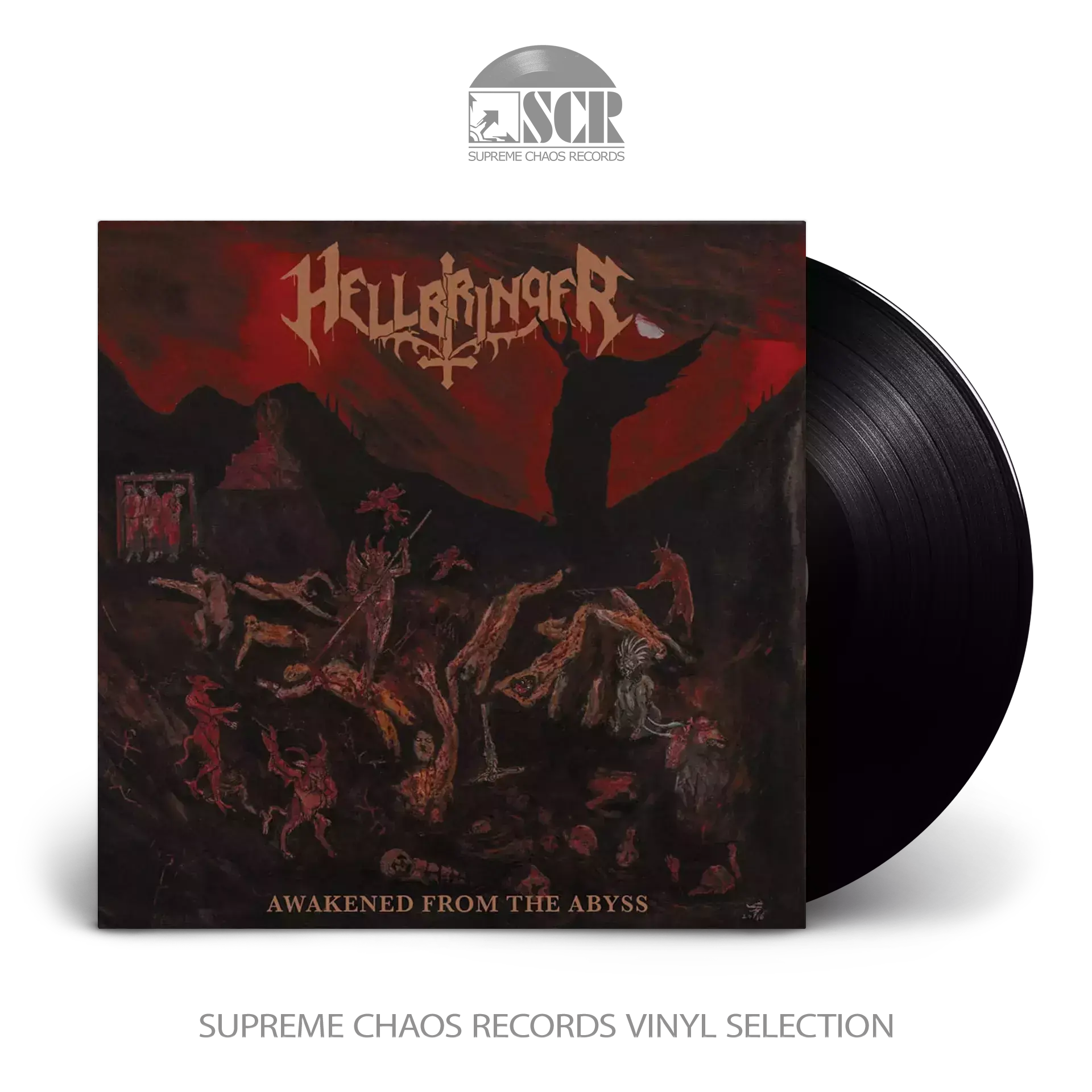 HELLBRINGER · Awakened From The Abyss | BLACK LP HELLBRINGER · Awakened From The Abyss | BLACK LP (Thrash Metal Vinyl)