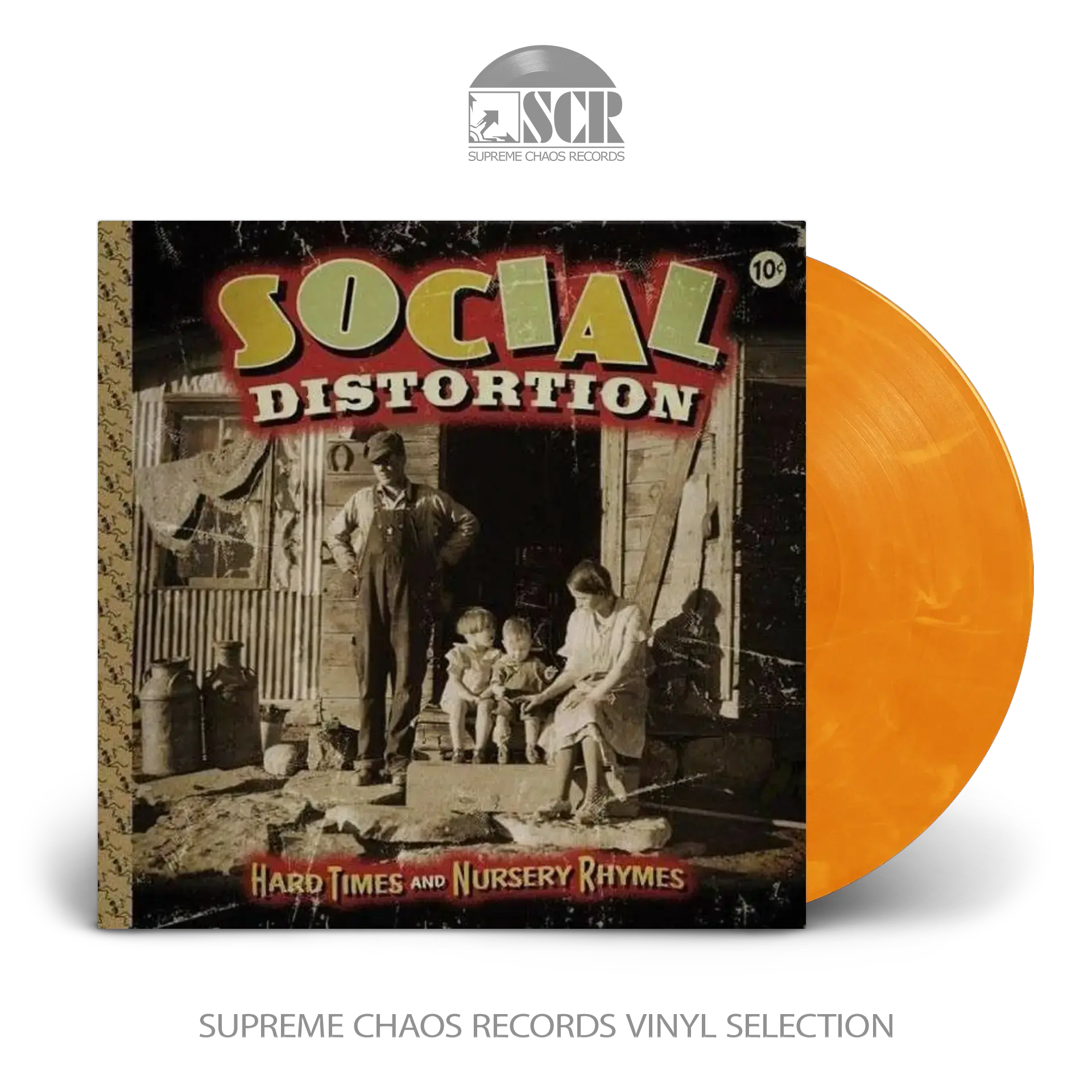 SOCIAL DISTORTION - Hard Times And Nursery Rhymes · LTD. ORANGE 2LP (Hard Rock Vinyl)