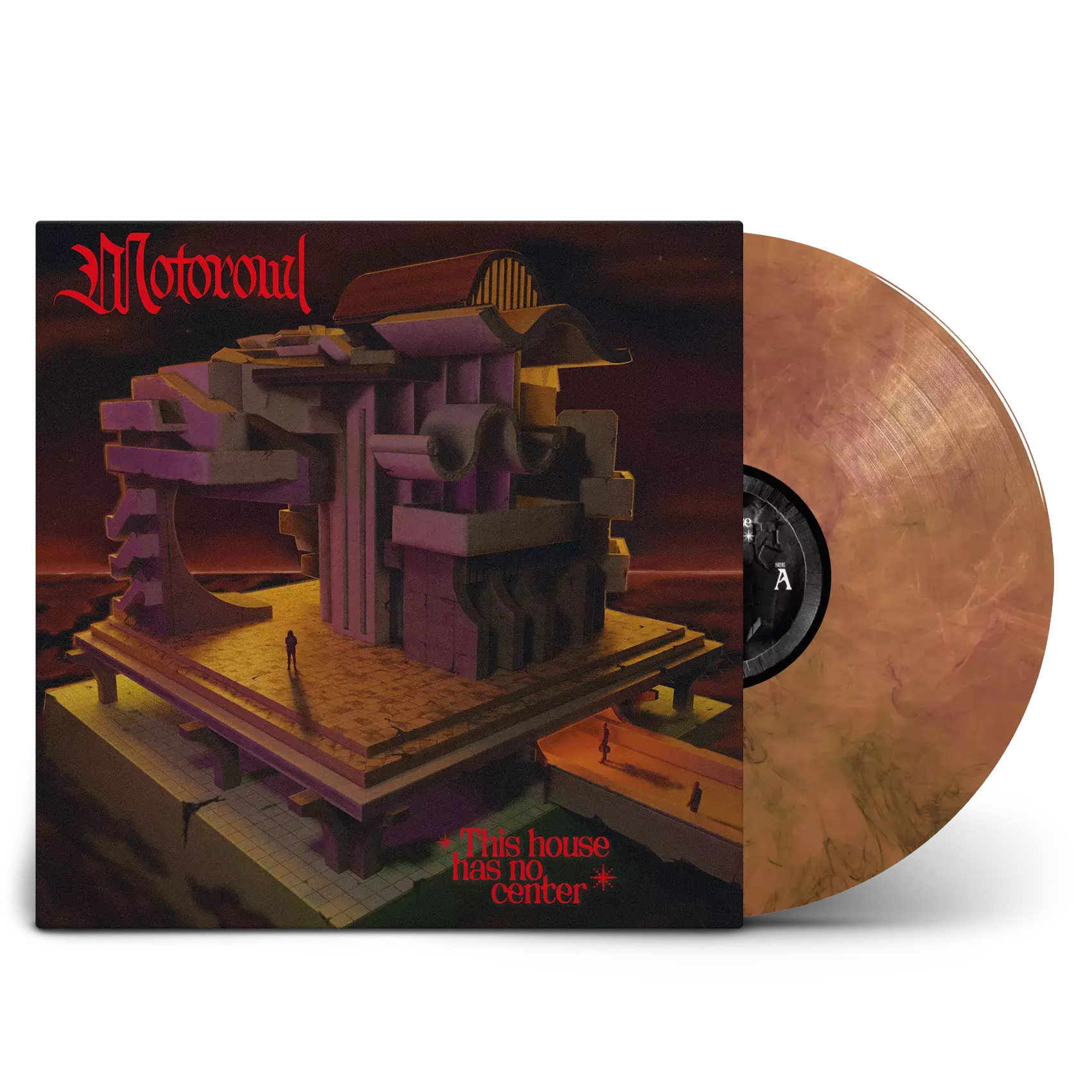 MOTOROWL - This House has no Center · ORANGE/BLACK LP+SHIRT BUNDLE · Picture 2 MOTOROWL - This House has no Center · ORANGE/BLACK LP+SHIRT BUNDLE (Doom Rock/Hardrock/Doom Metal Vinyl) · Picture 2