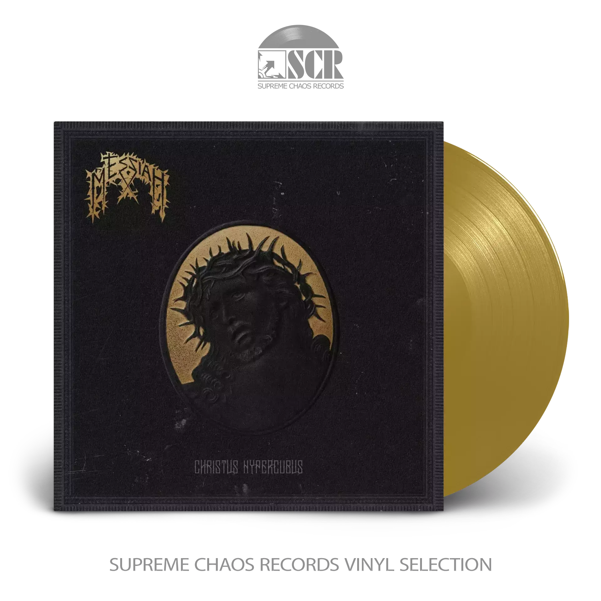 MESSIAH - Christus Hypercubus · GOLD LP MESSIAH - Christus Hypercubus · GOLD LP (Thrash Metal Vinyl)