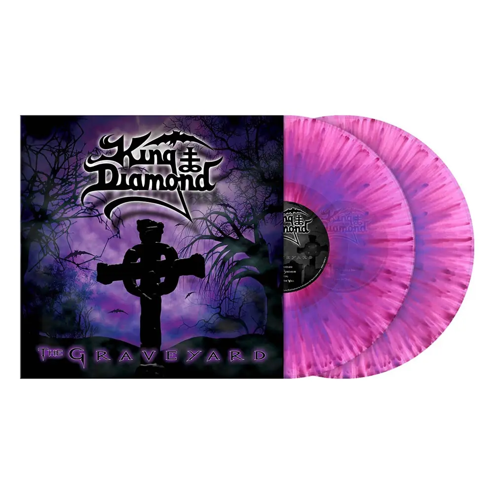 KING DIAMOND - The Graveyard · NEON PINK/PURPLE 2LP KING DIAMOND - The Graveyard · NEON PINK/PURPLE 2LP (Heavy Metal Vinyl)