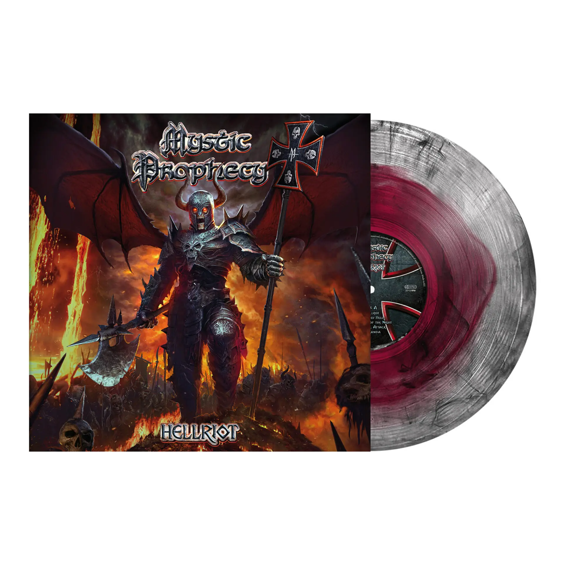 MYSTIC PROPHECY - Hellriot · CLEAR BLACK SMOKE/RED YOLK LP