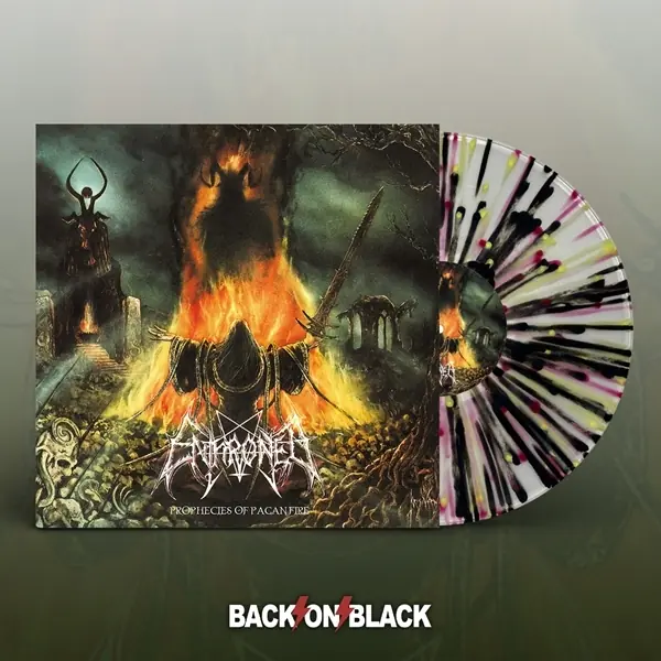 ENTHRONED - Prophecies Of Pagan Fire · CLEAR/RED/YELLOW/BLACK SPLATTER 2LP