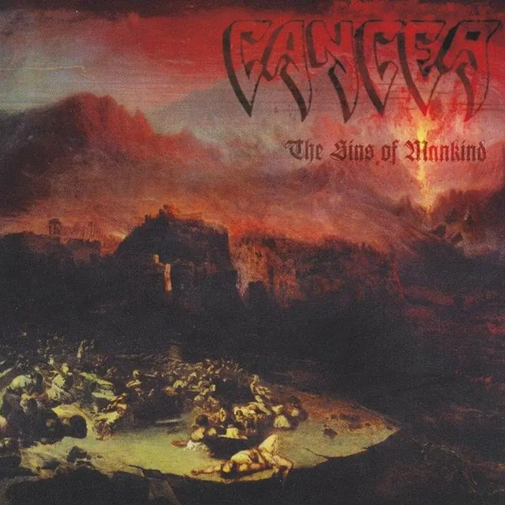 CANCER · The Sins Of Mankind | SILVER LP · Picture 1 CANCER · The Sins Of Mankind | SILVER LP (Death Metal Vinyl) · Picture 1