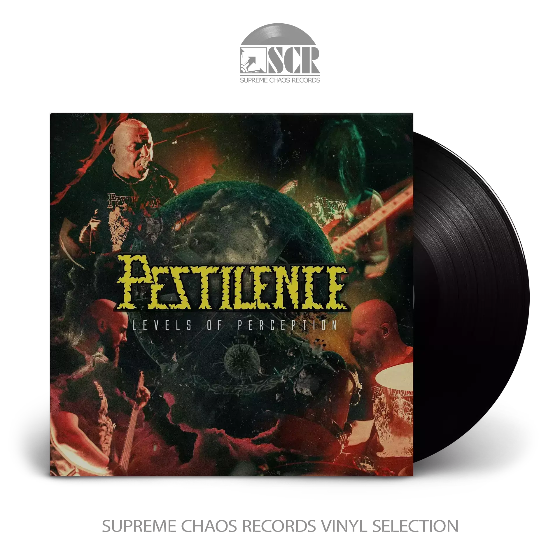 PESTILENCE - Levels of Perception · BLACK LP PESTILENCE - Levels of Perception · BLACK LP (Death Metal Vinyl)