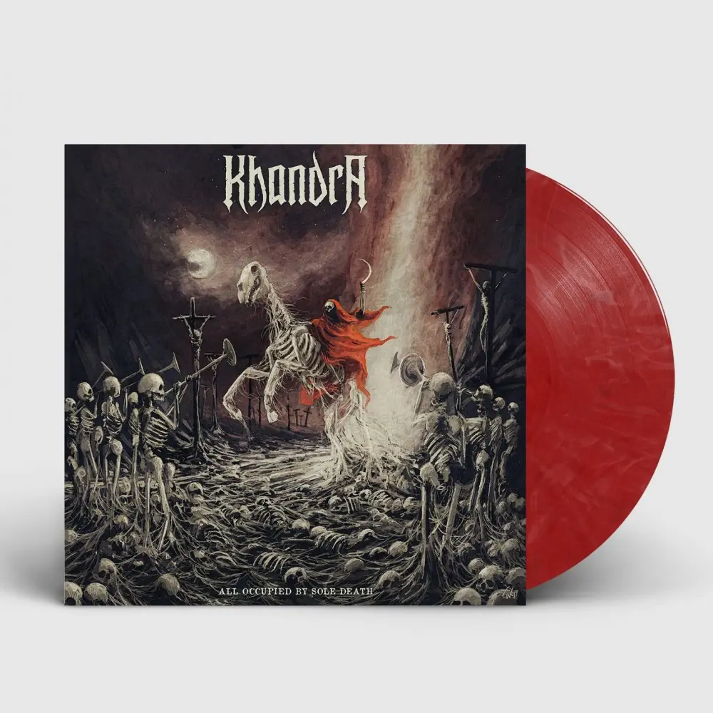 KHANDRA · All Occupied By Sole Death | GOLD/RED LP (Black Metal Vinyl)