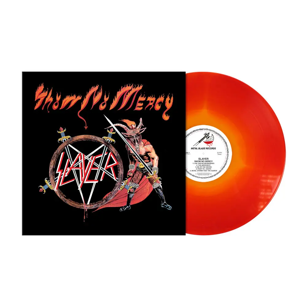 SLAYER · Show No Mercy | ORANGE/RED LP SLAYER · Show No Mercy | ORANGE/RED LP (Thrash Metal Vinyl)
