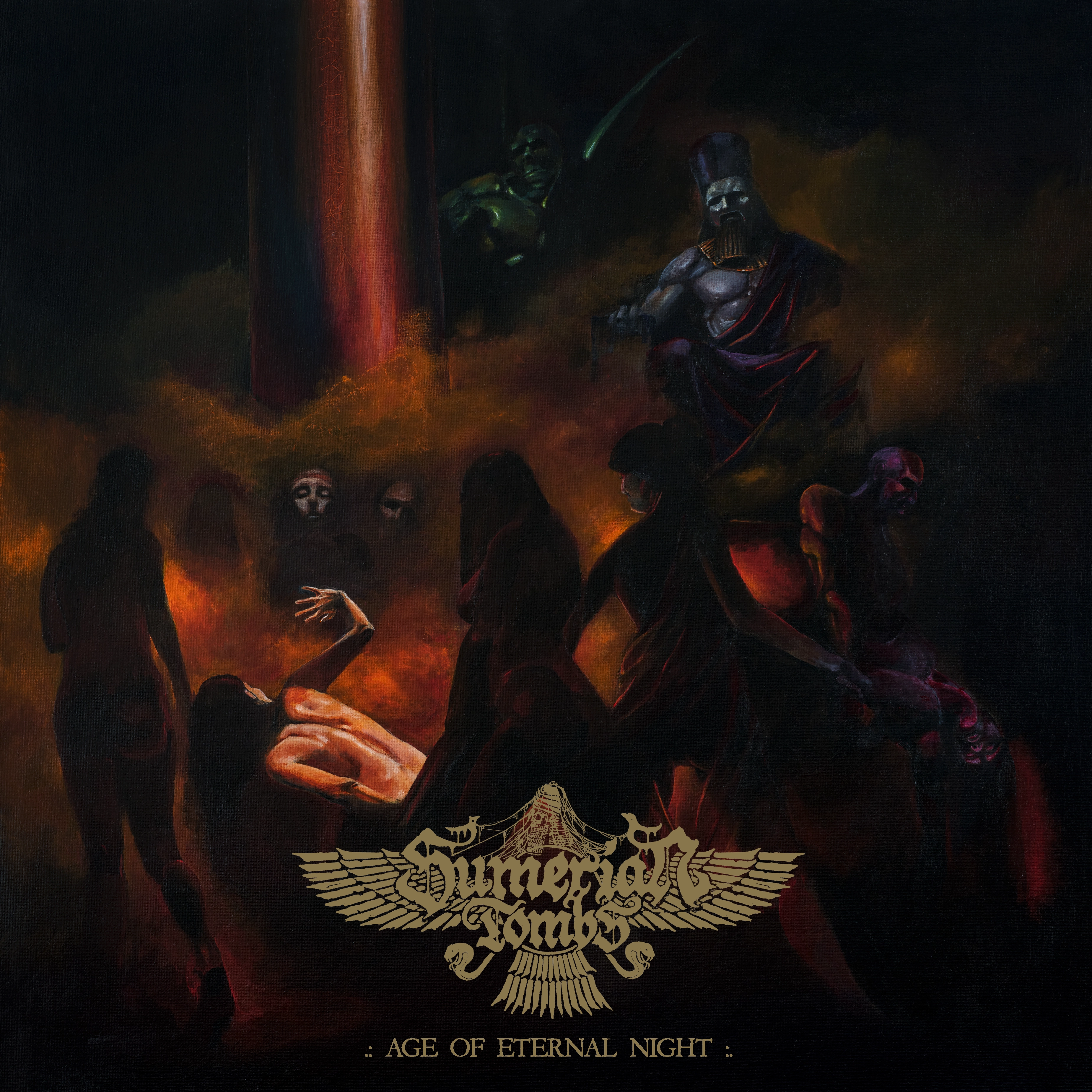 SUMERIAN TOMBS · Age Of Eternal Night | GOLD LP (Black Metal/Death Metal Vinyl) · Picture 1