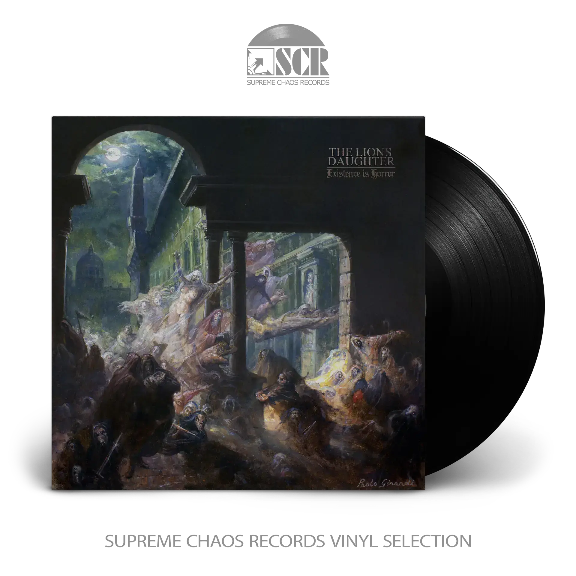 THE LION´S DAUGHTER - Existence Is Horror · BLACK LP (Death Metal Vinyl)