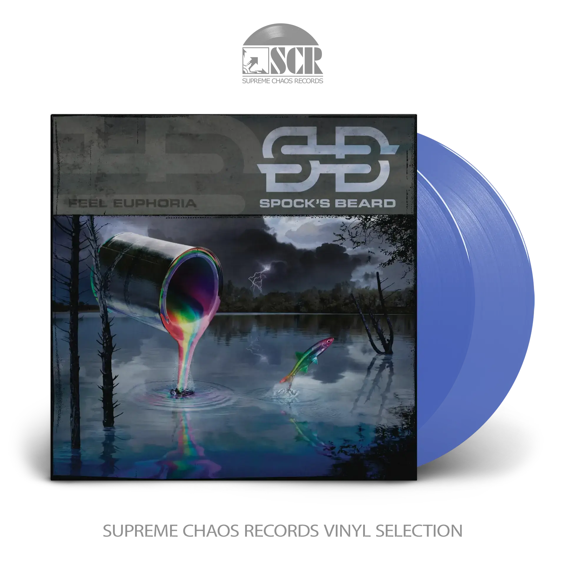 SPOCK'S BEARD · Feel Euphoria (20th Anniversary) | TRANSPARENT BLUE 2LP (Progressive Rock Vinyl)