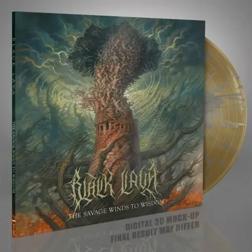 BLACK LAVA · The Savage Winds To Wisdom | GOLD/SILVER SPLATTER LP (Black Metal Vinyl)