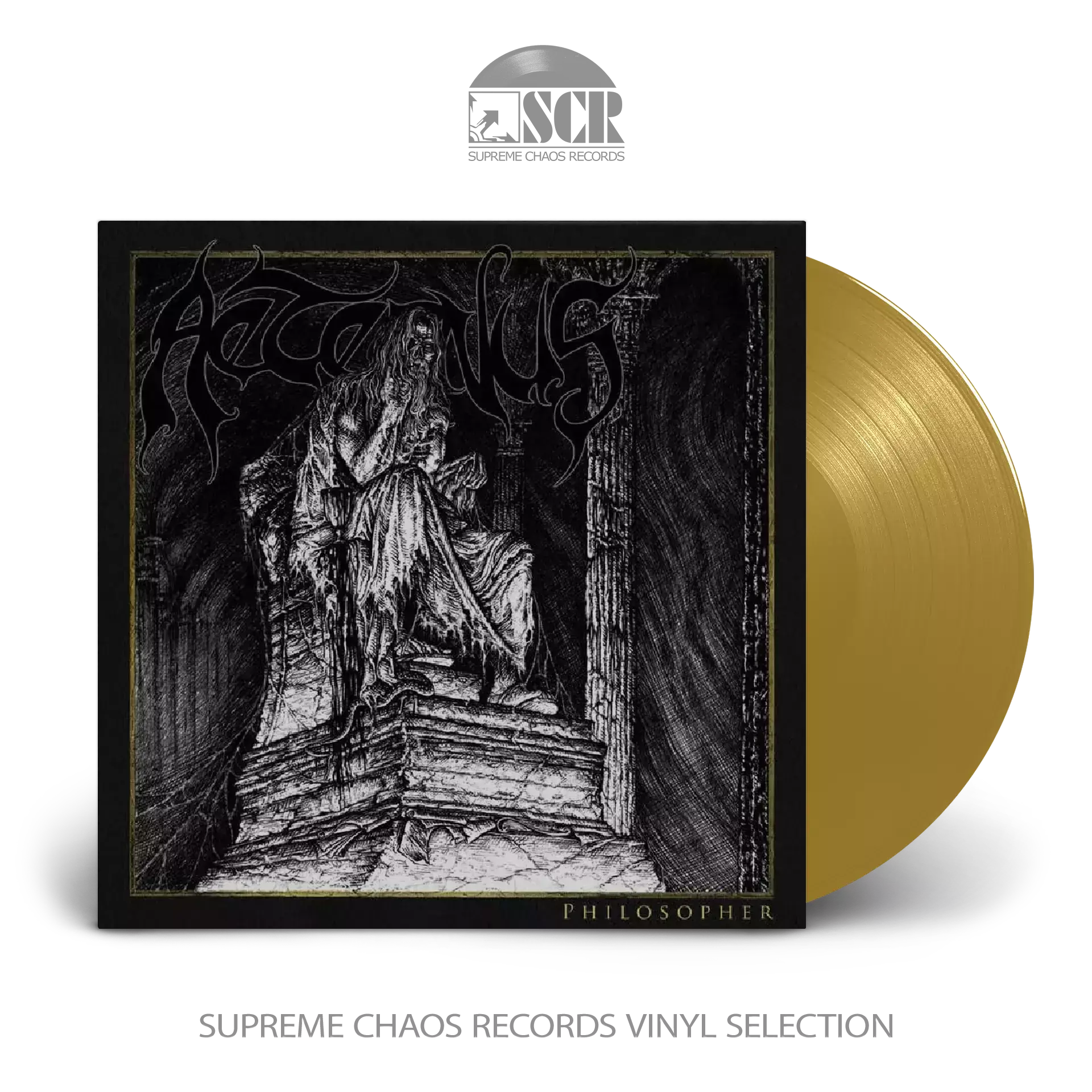 AETERNUS · Philosopher | GOLD LP AETERNUS · Philosopher | GOLD LP (Dark Metal Vinyl)