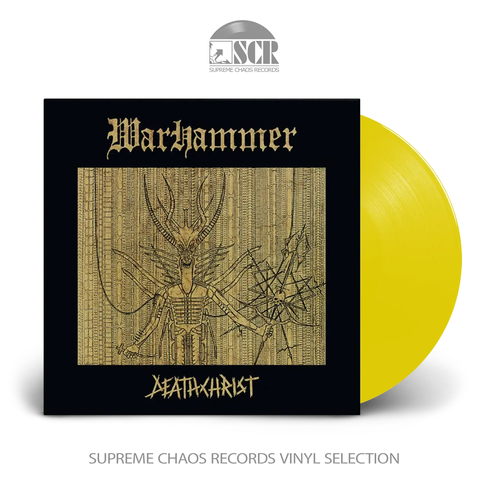 WARHAMMER - Deathchrist · YELLOW LP WARHAMMER - Deathchrist · YELLOW LP (Doom Metal/Death Metal/Thrash Metal Vinyl)