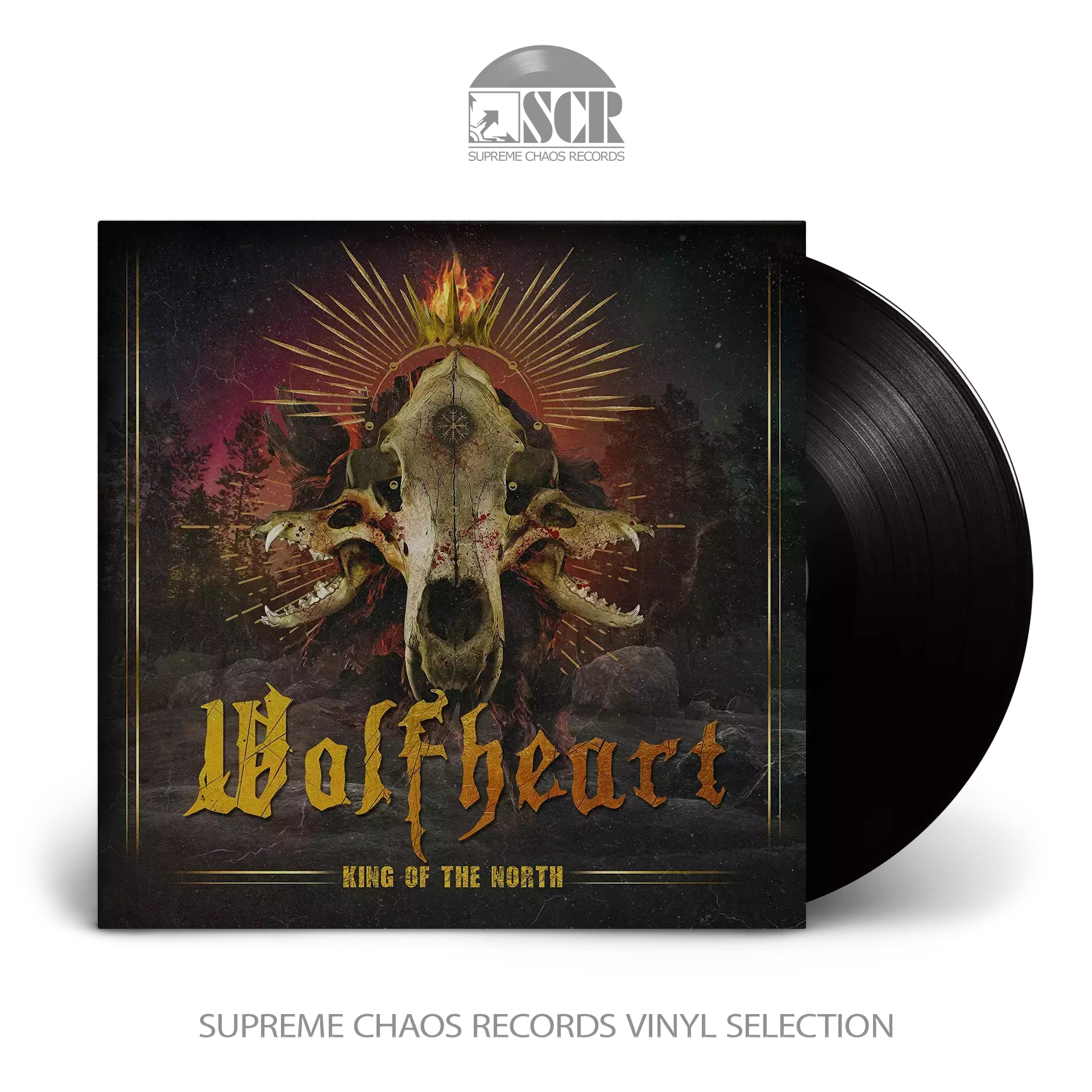 WOLFHEART · King Of The North | BLACK LP WOLFHEART · King Of The North | BLACK LP (Melodic Death Metal Vinyl)