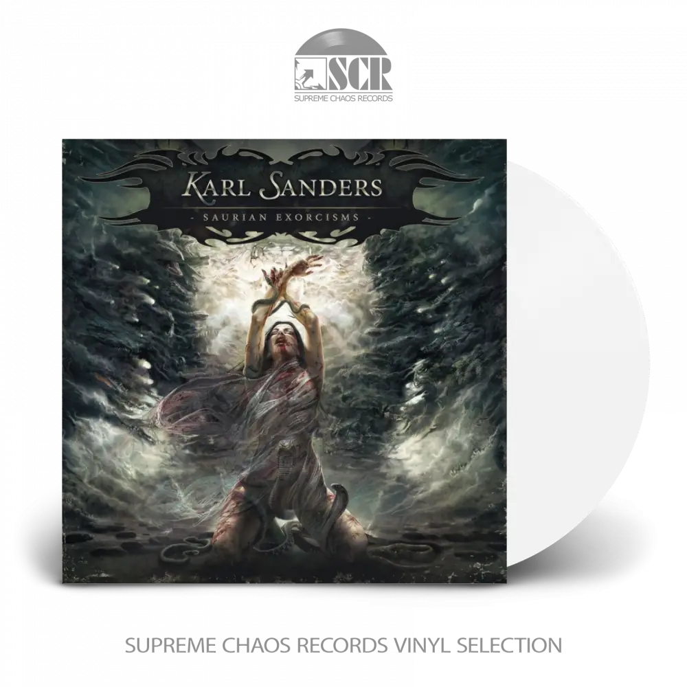 KARL SANDERS · Saurian Exorcisms | WHITE LP KARL SANDERS · Saurian Exorcisms | WHITE LP (Rock/Progressive Rock Vinyl)