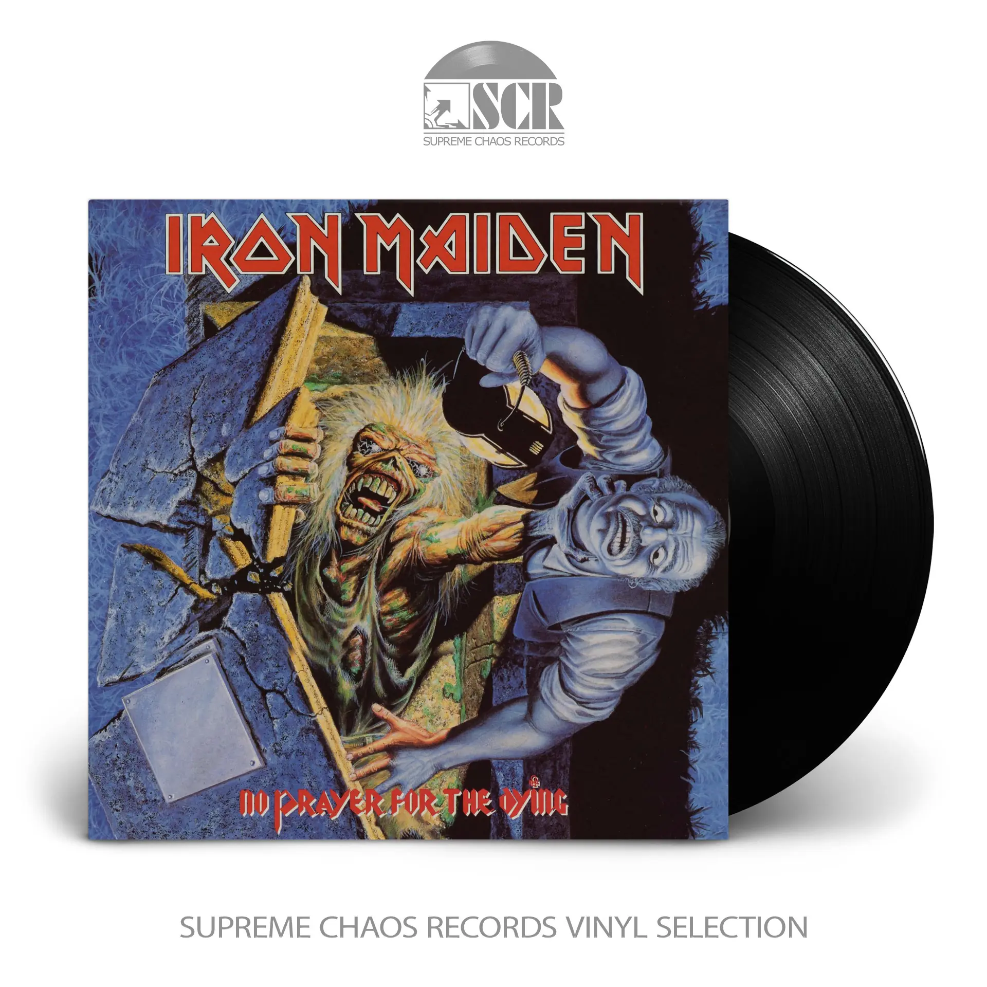 IRON MAIDEN - No Prayer For The Dying · BLACK LP