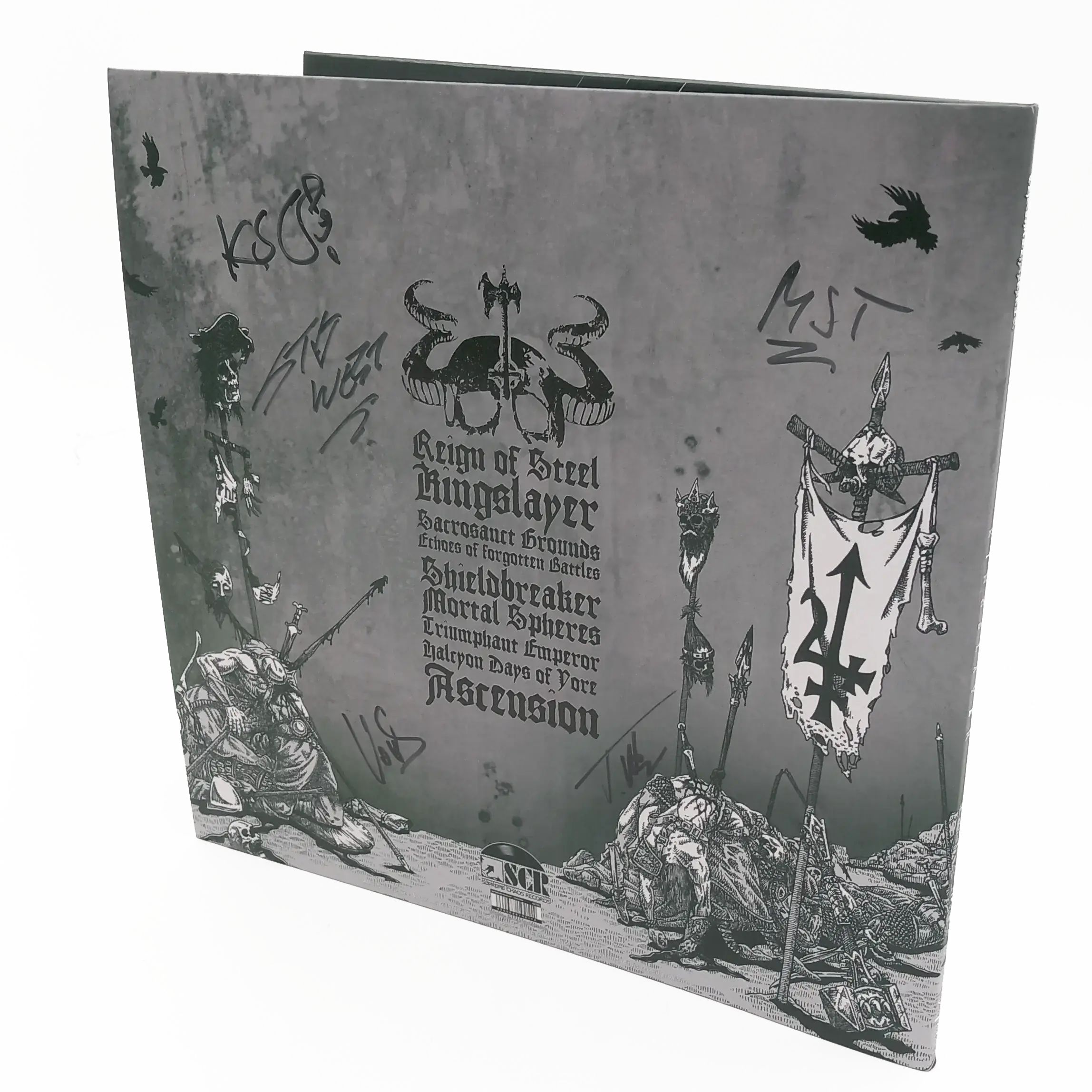 THRONEHAMMER - Kingslayer (Signed) · EXCLUSIVE BOX SET (Doom Metal/Epic Metal/Death Metal Vinyl) · Picture 1