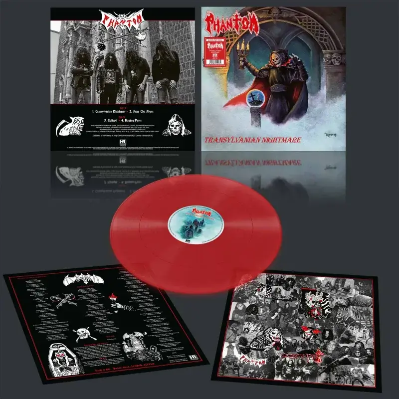 PHANTOM - Transylvanian Nightmare · RED LP · Picture 2 PHANTOM - Transylvanian Nightmare · RED LP (Speed Metal/Thrash Metal Vinyl) · Picture 2