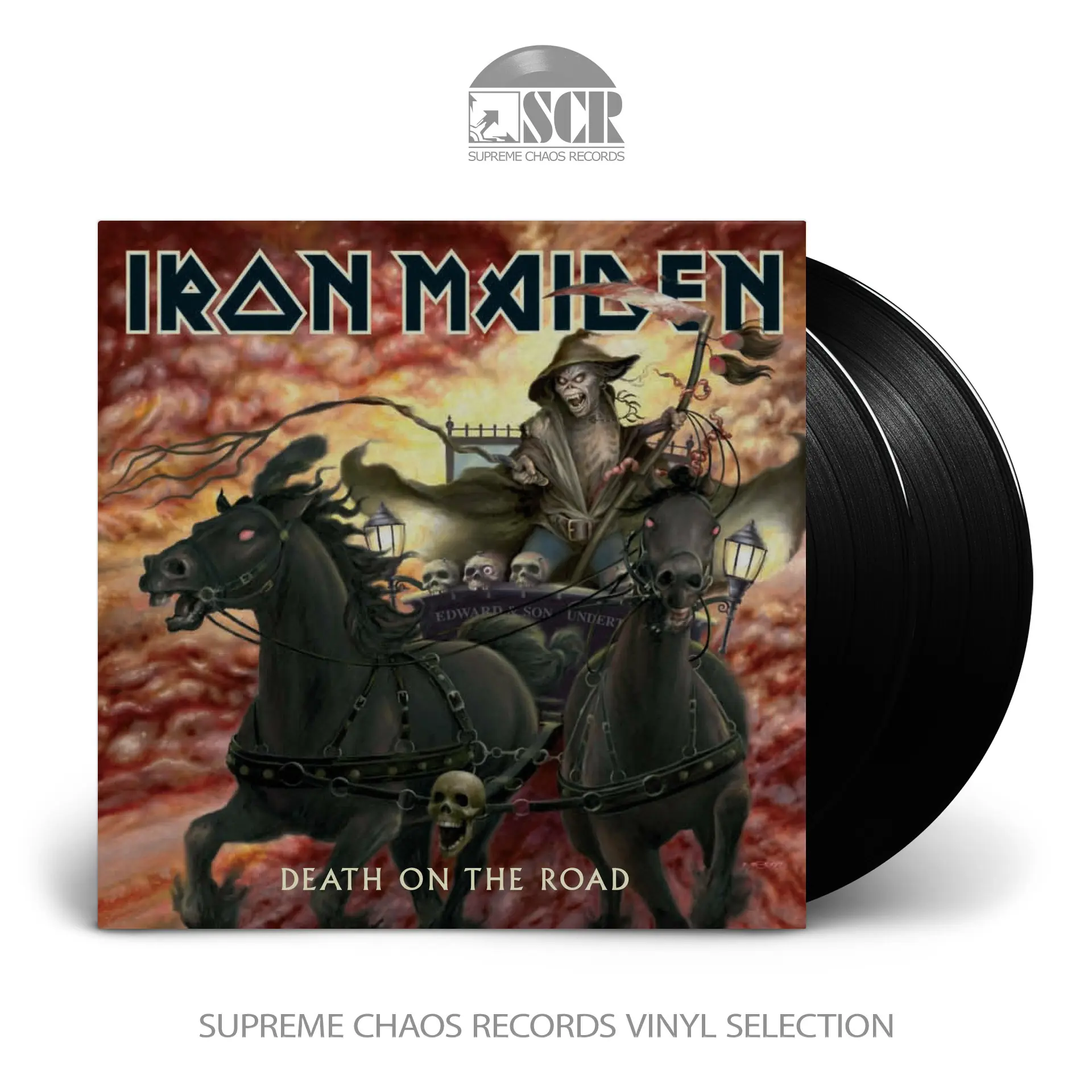 IRON MAIDEN - Dance On The Road · BLACK DLP