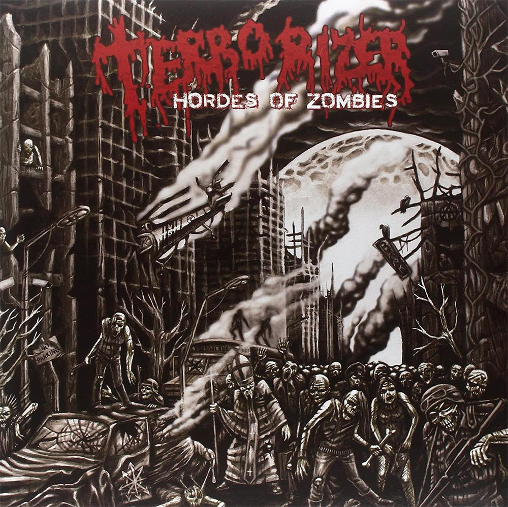 TERRORIZER - Hordes Of Zombies · CURACAO LP · Picture 1 TERRORIZER - Hordes Of Zombies · CURACAO LP (Grindcore Vinyl) · Picture 1