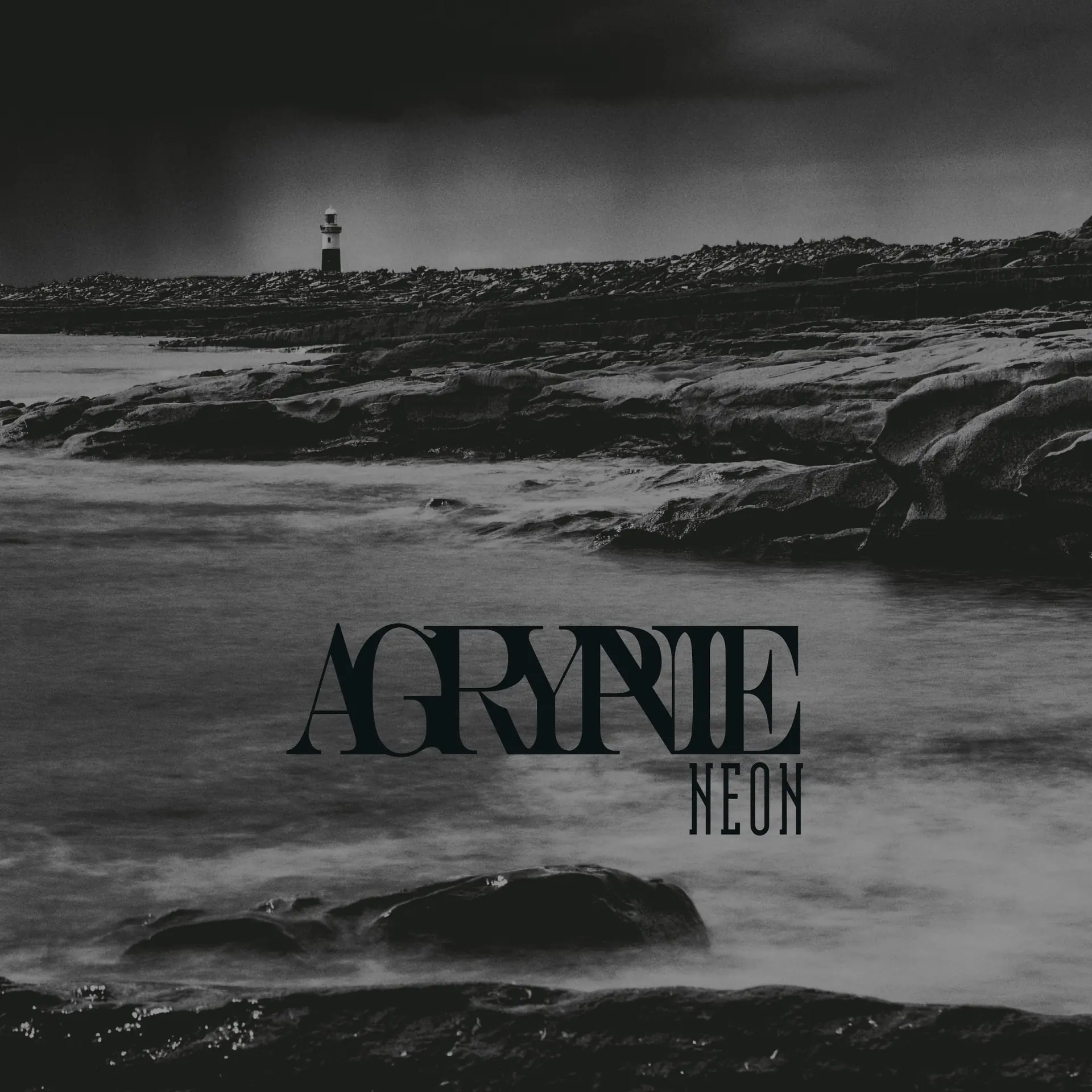 AGRYPNIE · Neon | BLACK 7" EP (Black Metal/Alternative Rock Vinyl) · Picture 1