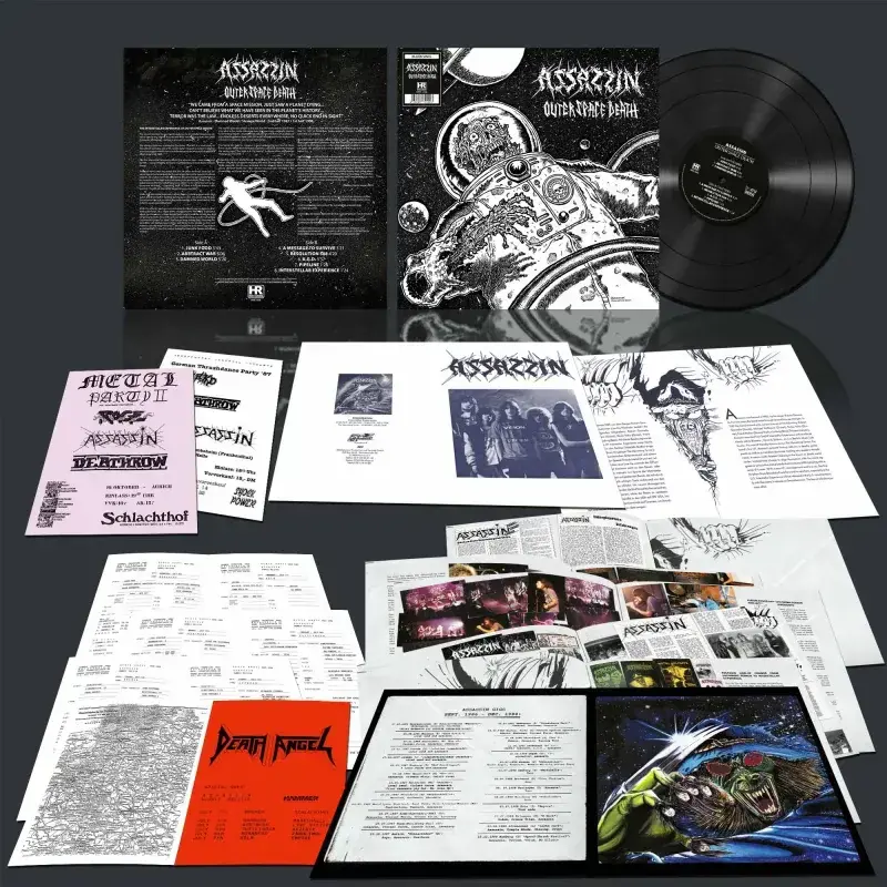 ASSASSIN - Outer Space Death · BLACK LP (Thrash Metal Vinyl) · Picture 2