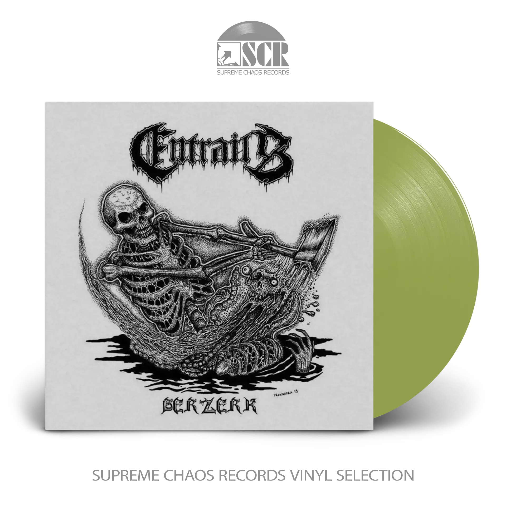 ENTRAILS - Berzerk [7" EP - GREEN EP]