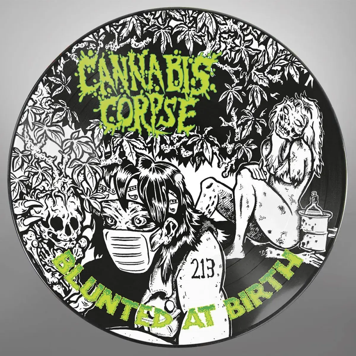 CANNABIS CORPSE · Blunted At Birth | PICTURE LP CANNABIS CORPSE · Blunted At Birth | PICTURE LP (Death Metal Vinyl)
