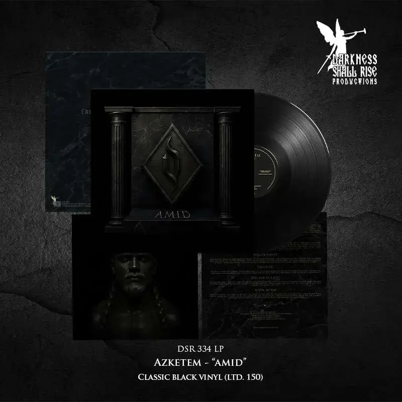 AZKETEM - AMID - All Metal Is Dead · BLACK LP (Black Metal Vinyl) · Picture 2