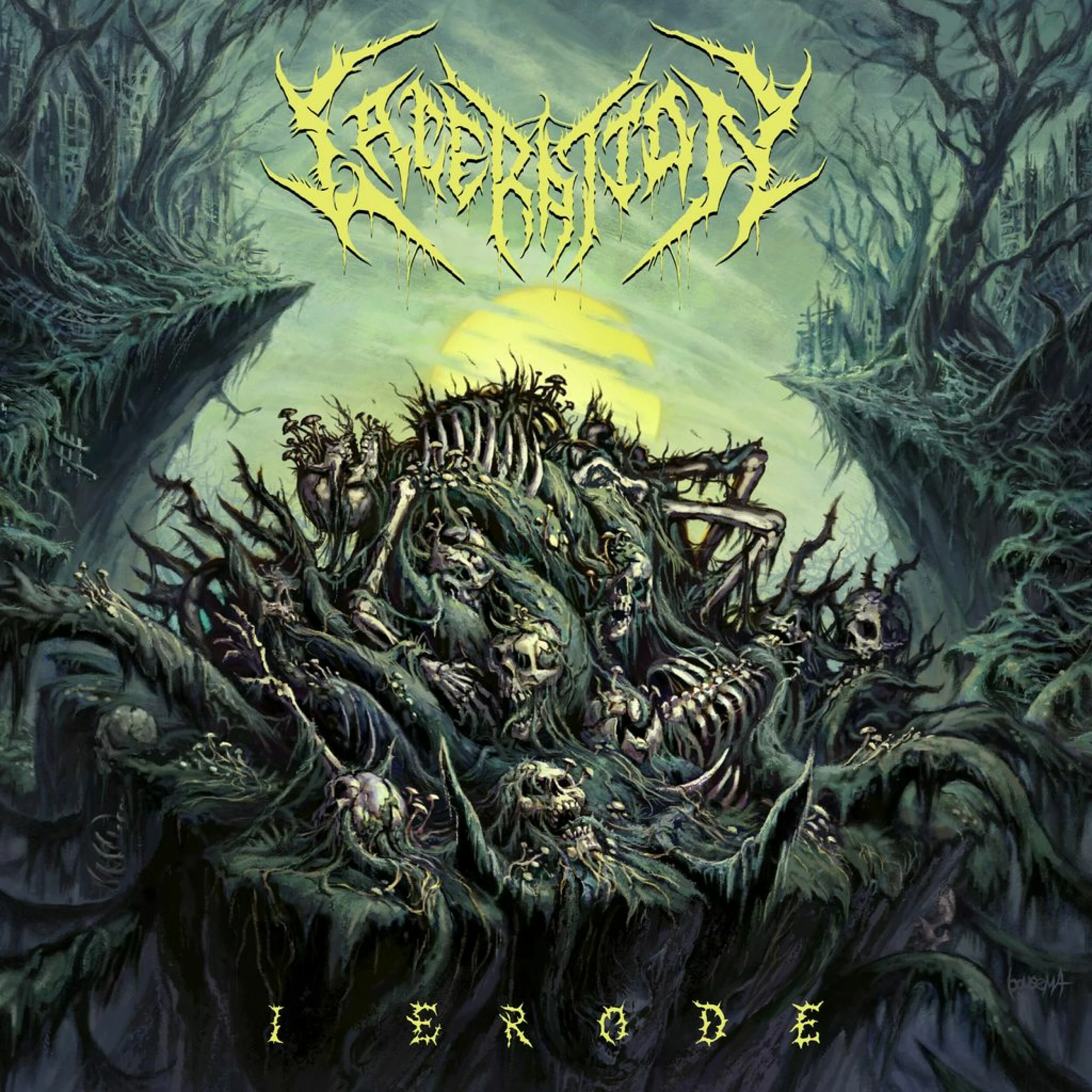 LACERATION - I Erode [EASTER YELLOW LP]