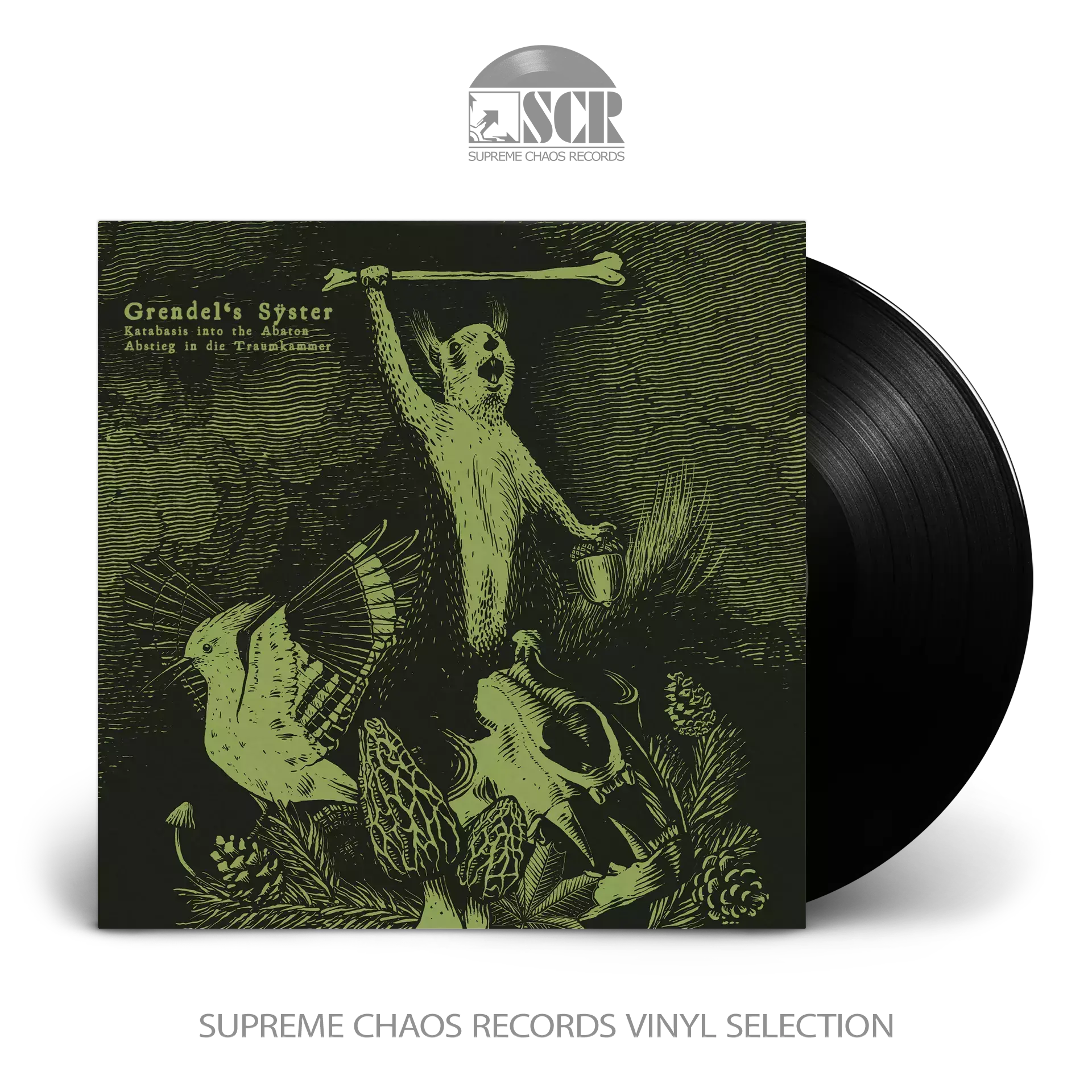 GRENDEL'S SŸSTER · Katabasis Into The Abaton | BLACK LP (Heavy Metal Vinyl)
