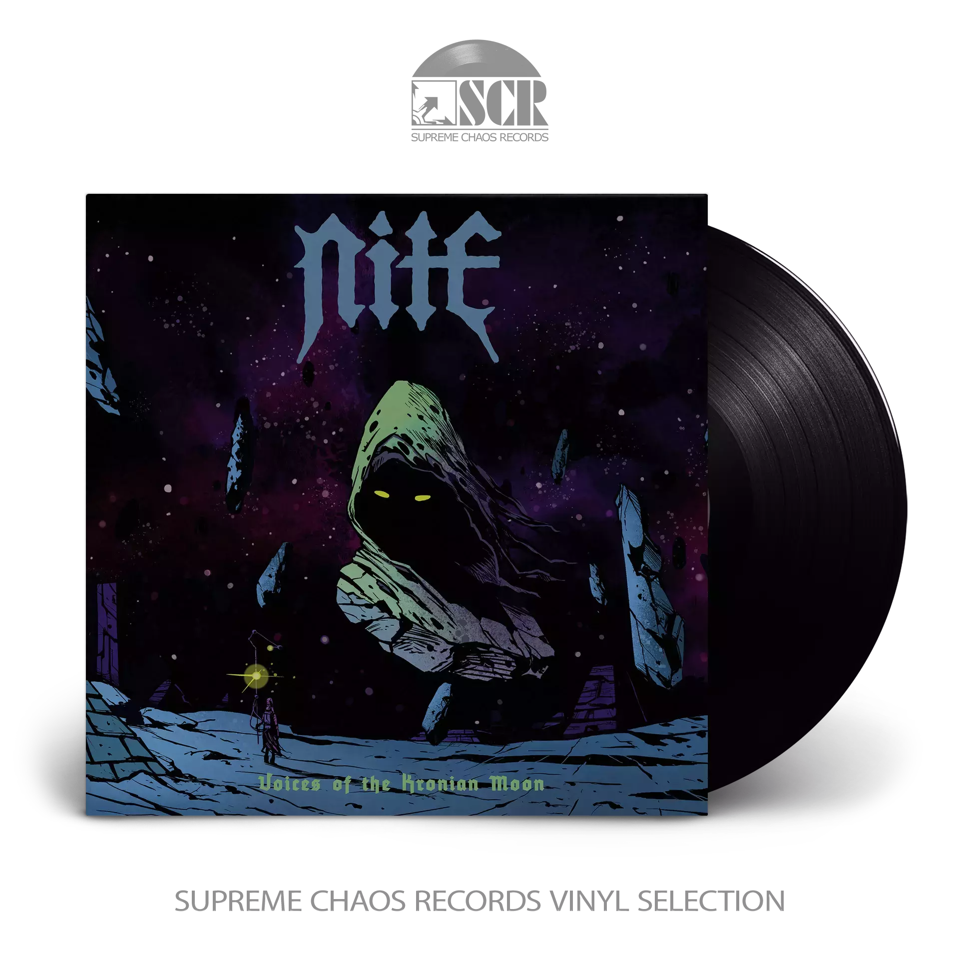 NITE · Voices of the Kronian Moon | BLACK LP NITE · Voices of the Kronian Moon | BLACK LP (Heavy Metal Vinyl)