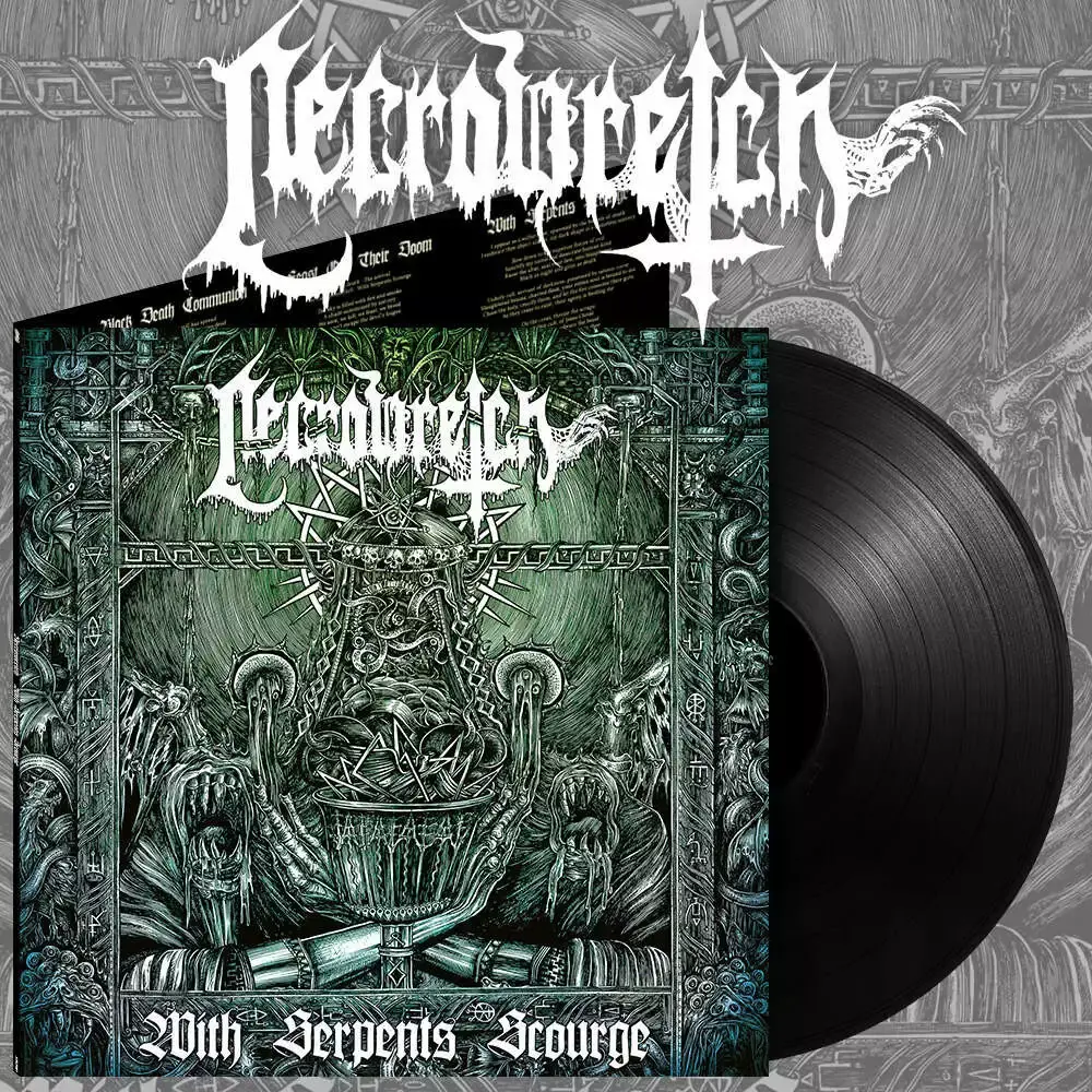 NECROWRETCH · With Serpents Scourge | BLACK LP NECROWRETCH · With Serpents Scourge | BLACK LP (Death Metal Vinyl)