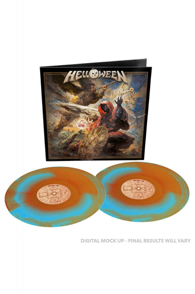 HELLOWEEN · Helloween | LIGHT BLUE/IORANGE INKSPOT DLP HELLOWEEN · Helloween | LIGHT BLUE/IORANGE INKSPOT DLP (Heavy Metal Vinyl)